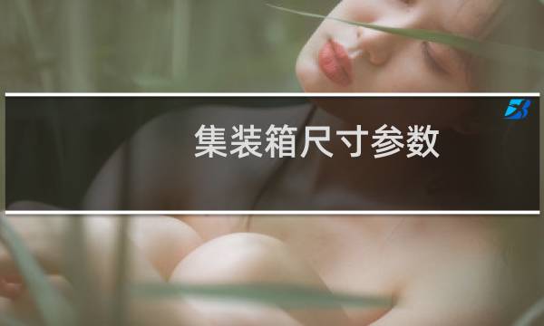 集装箱尺寸参数