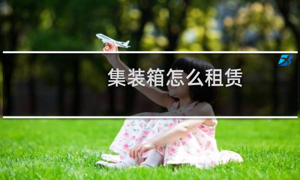 集装箱怎么租赁