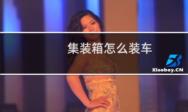 集装箱怎么装车