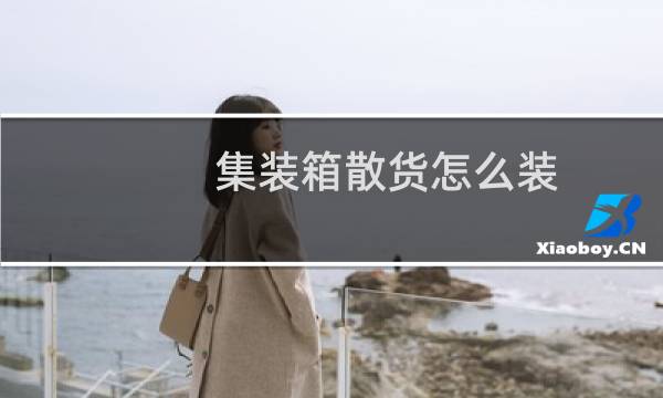 集装箱散货怎么装