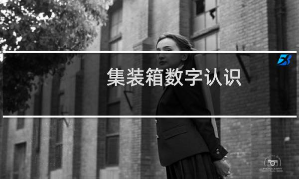 集装箱数字认识