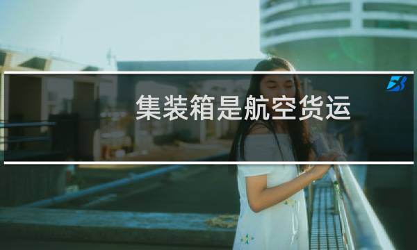 集装箱是航空货运