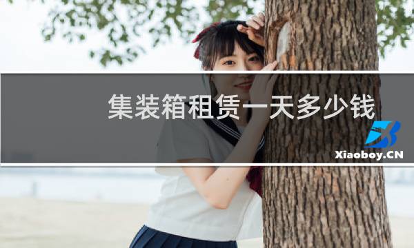 集装箱租赁一天多少钱