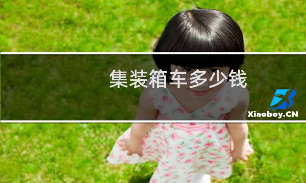 集装箱车多少钱