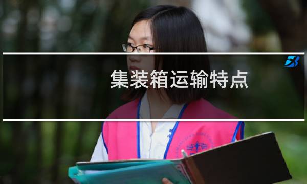 集装箱运输特点
