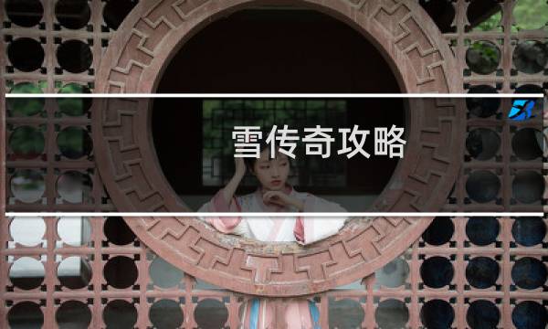 雪传奇攻略