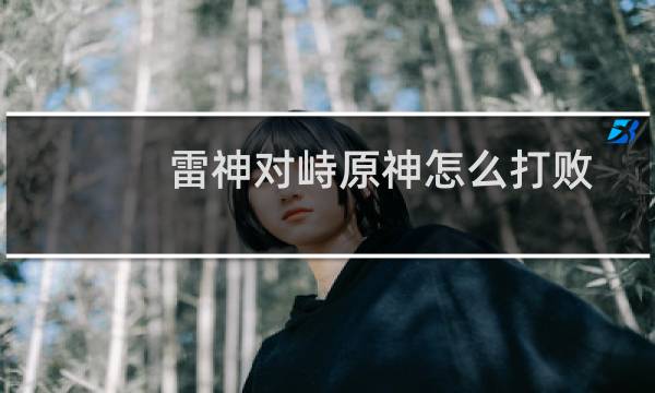 雷神对峙原神怎么打败