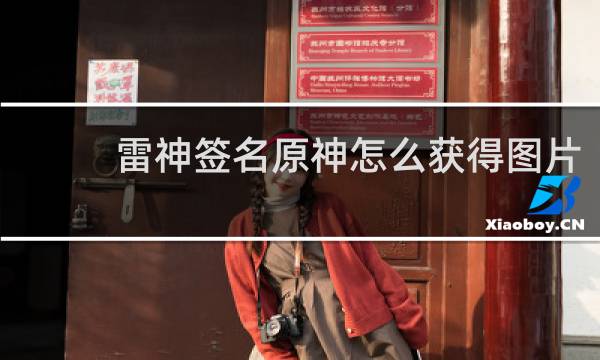 雷神签名原神怎么获得图片