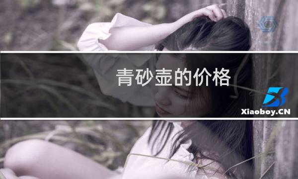 青砂壶的价格