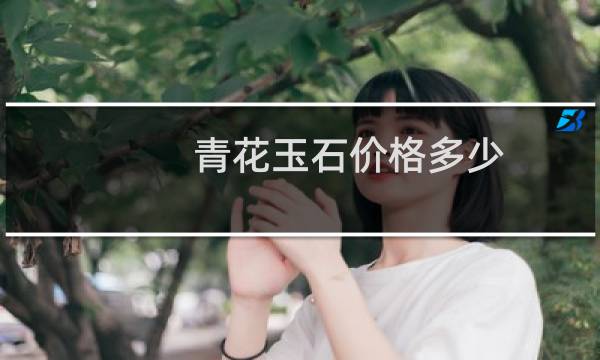 青花玉石价格多少