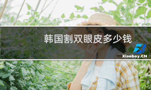 韩国割双眼皮多少钱