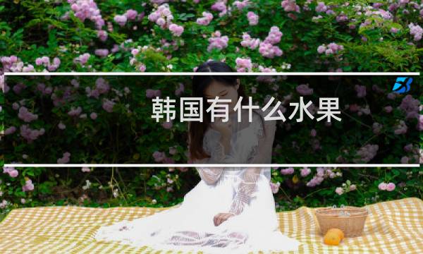 韩国有什么水果