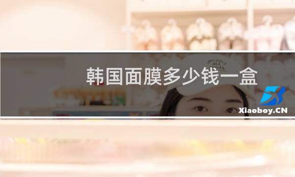 韩国面膜多少钱一盒
