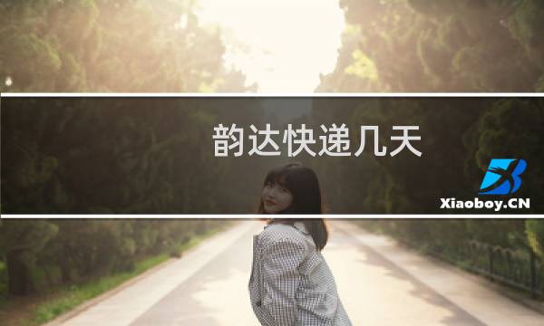 韵达快递几天