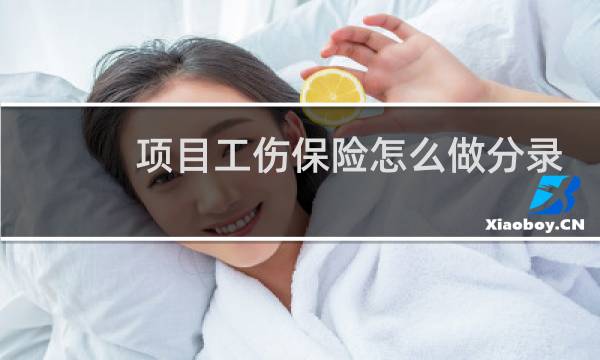 项目工伤保险怎么做分录