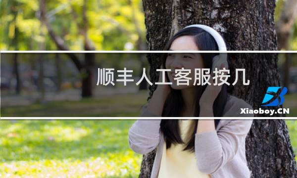 顺丰人工客服按几