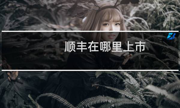 顺丰在哪里上市
