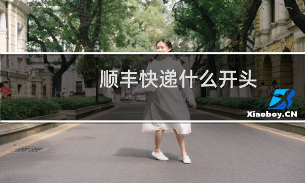 顺丰快递什么开头