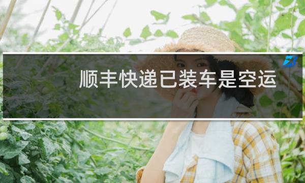 顺丰快递已装车是空运