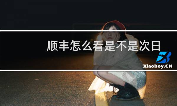 顺丰怎么看是不是次日