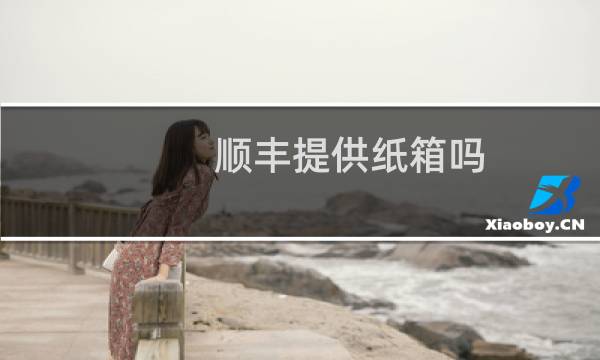 顺丰提供纸箱吗