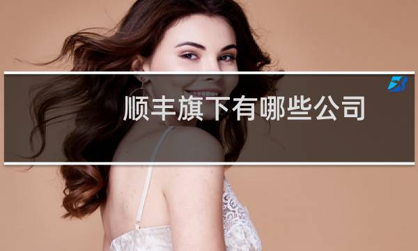 顺丰旗下有哪些公司