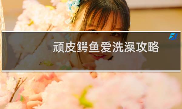 顽皮鳄鱼爱洗澡攻略