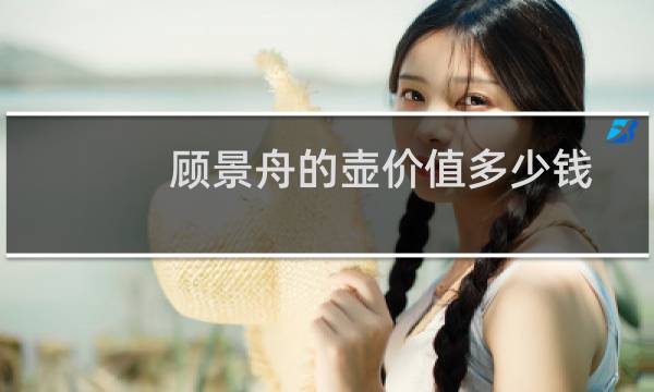 顾景舟的壶价值多少钱