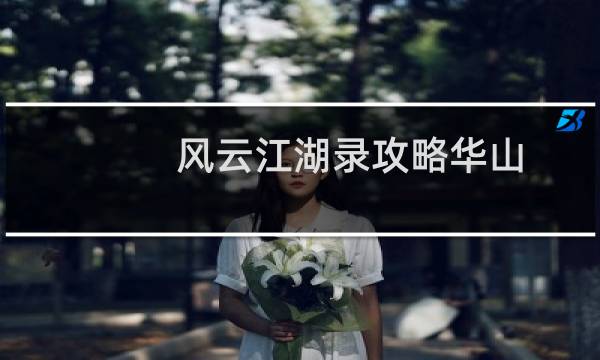 风云江湖录攻略华山