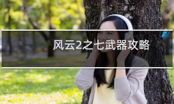 风云2之七武器攻略