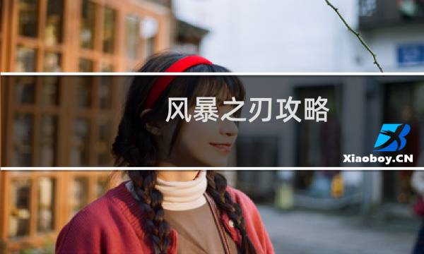 风暴之刃攻略