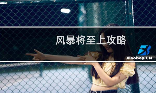 风暴将至上攻略