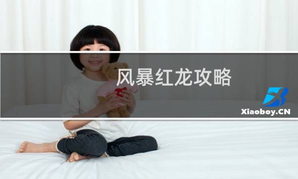 风暴红龙攻略