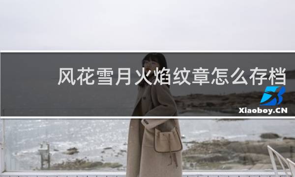 风花雪月火焰纹章怎么存档