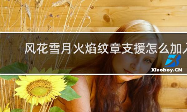 风花雪月火焰纹章支援怎么加入
