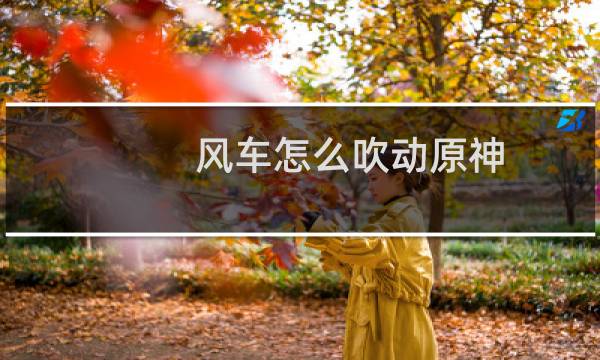 风车怎么吹动原神