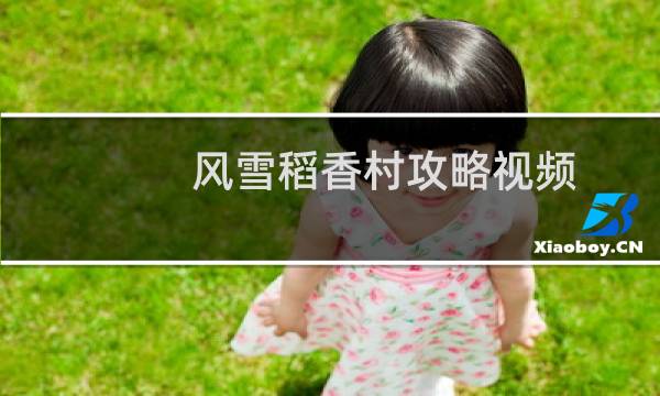 风雪稻香村攻略视频
