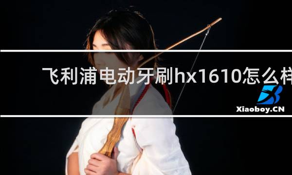 飞利浦电动牙刷hx1610怎么样