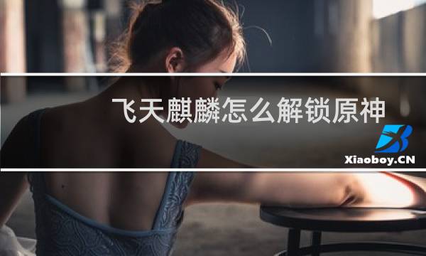 飞天麒麟怎么解锁原神
