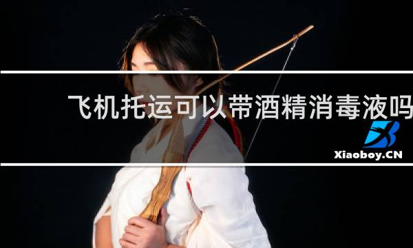 飞机托运可以带酒精消毒液吗