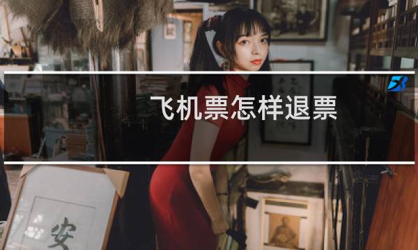 飞机票怎样退票