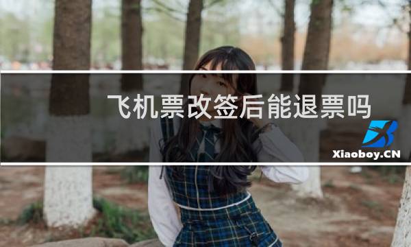 飞机票改签后能退票吗