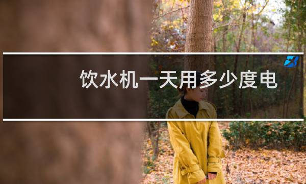 饮水机一天用多少度电
