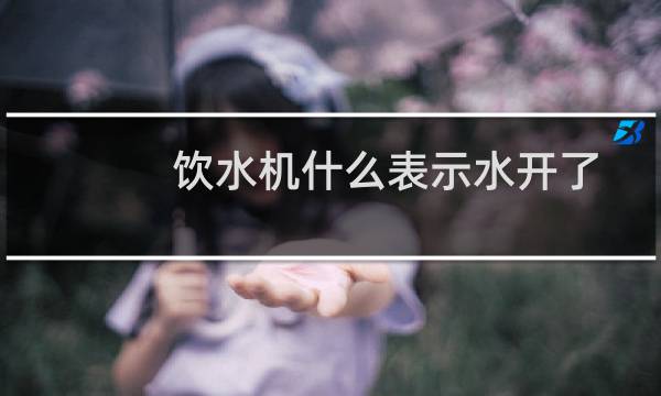 饮水机什么表示水开了