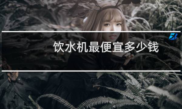 饮水机最便宜多少钱