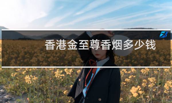 香港金至尊香烟多少钱