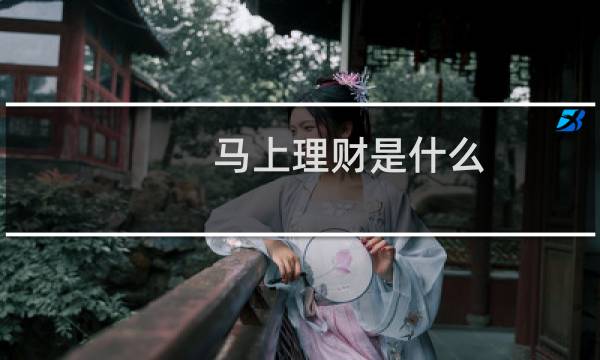 马上理财是什么