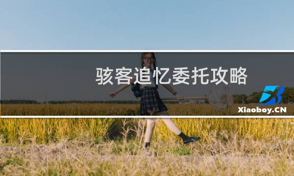 骇客追忆委托攻略