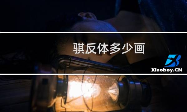 骐反体多少画