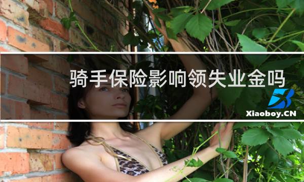 骑手保险影响领失业金吗